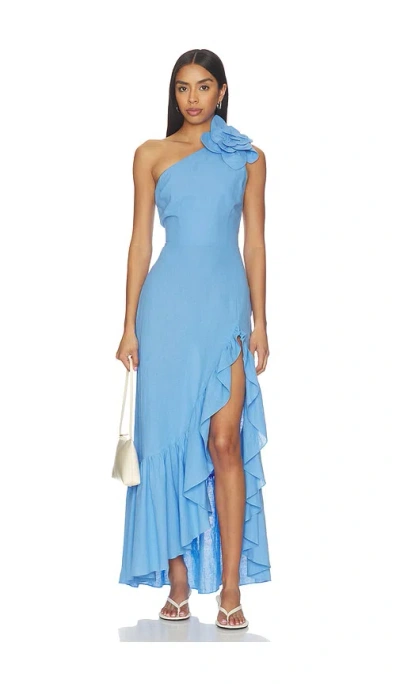 Yumi Kim Rocky Maxi Dress In Blue