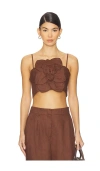 Yumi Kim Sahara Top In Brown