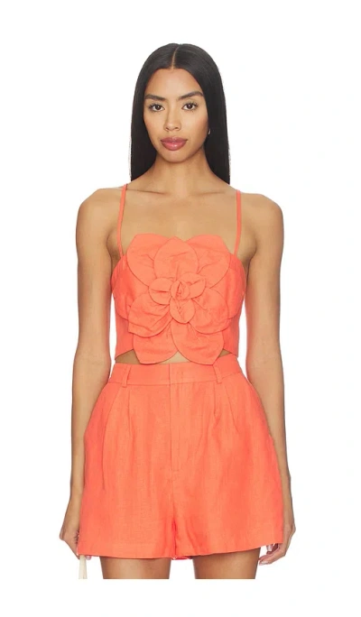 Yumi Kim Sahara Top In Orange