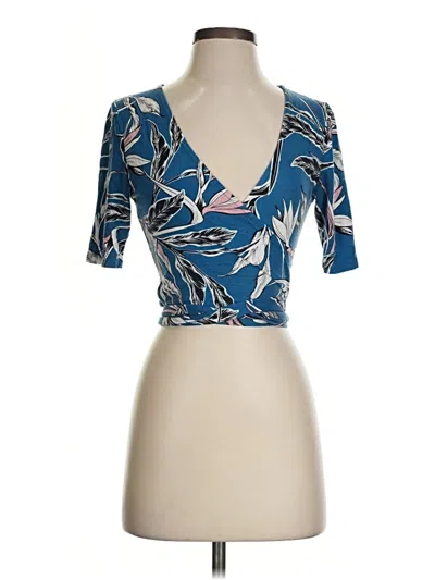 Pre-owned Yumi Kim Short Sleeve T-shirt In Blue