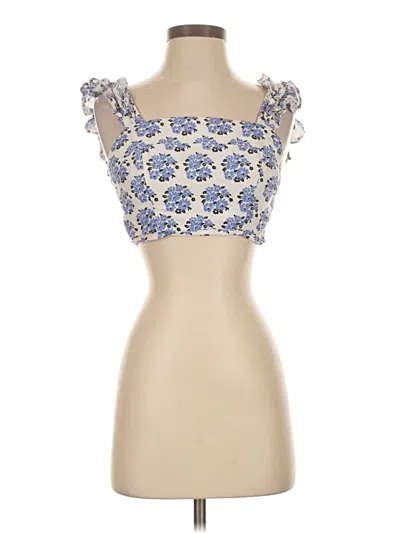 Pre-owned Yumi Kim Sleeveless Blouse In Blue