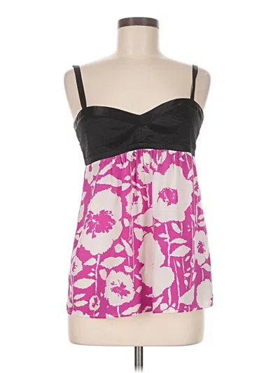 Pre-owned Yumi Kim Sleeveless Silk Top Pink Strapless Neckline Tops