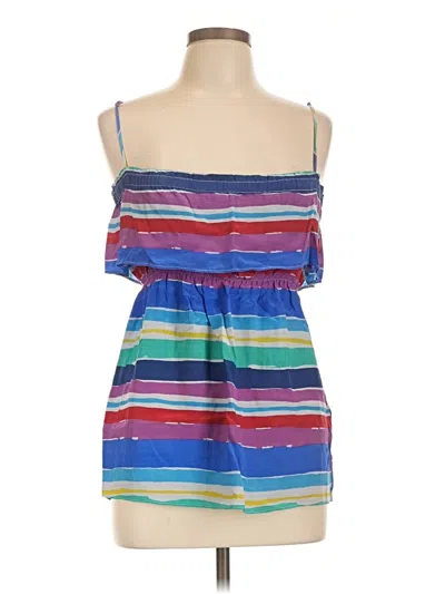 Pre-owned Yumi Kim Sleeveless Top Blue Strapless Neckline Tops