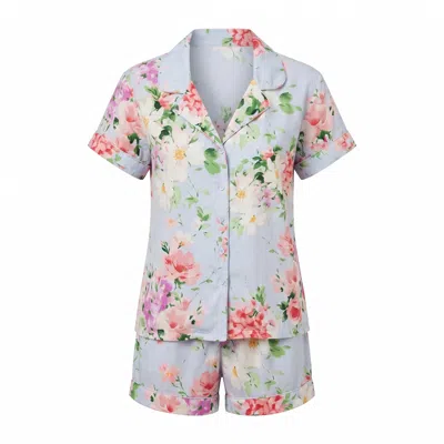 Yumi Kim Women's Beauty Rest Blue Floral Pajama Set In Multi