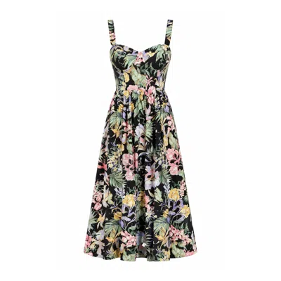 Yumi Kim Women's Black Lordes Dress In Multi