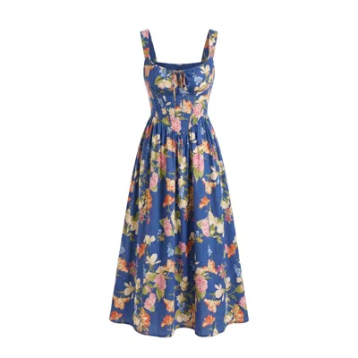 Yumi Kim Women's Blue Evi Linen Dress