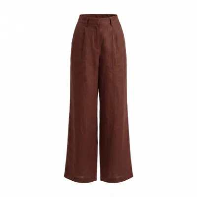 Yumi Kim Women's Brown Bobbi Chocolate Linen Pant