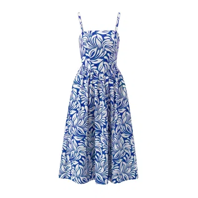 Yumi Kim Women's Esme Blue Midi Dress In Multi