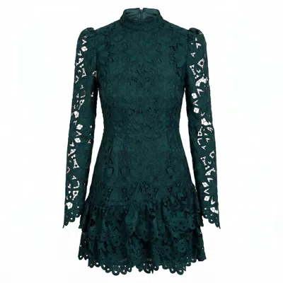 Yumi Kim Women's Green Robyn Forest Lace Dress
