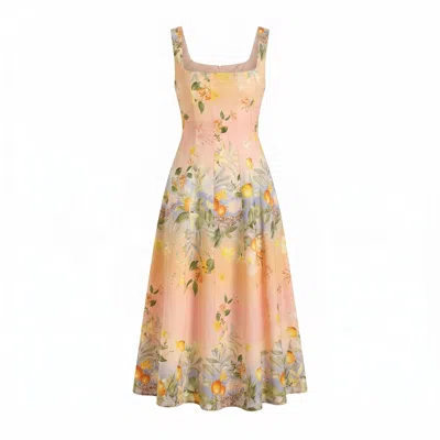 Yumi Kim Women's Orange Sienna Linen Dress In Brown
