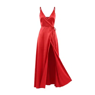 Yumi Kim Women's Red Rush Hour Silk Maxi Dress