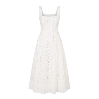 Yumi Kim Women's White Freya Eyelet Dress