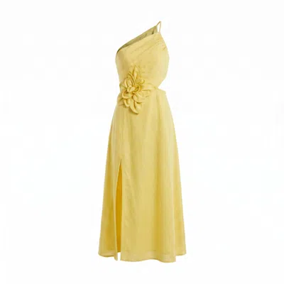 Yumi Kim Women's Yellow Romy Chartreuse Linen Dress