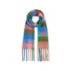 Yumi Women's  Blue And Pink Check Soft Scarf In Multi