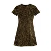 Yumi Women's  Gold Sequin Tunic Dress In Gold