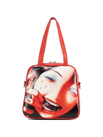 Yumin Ha Doll Bag V Shoulder Bag In Red