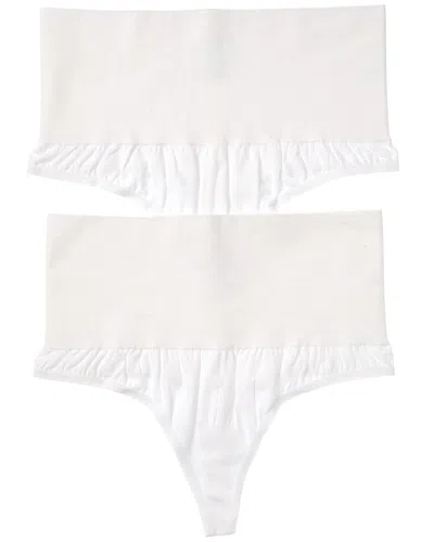 Yummie 2pk Alex Shaping Thong In White