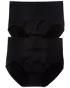 Yummie 2pk Ultralight Seamless Shaping Brief In Black