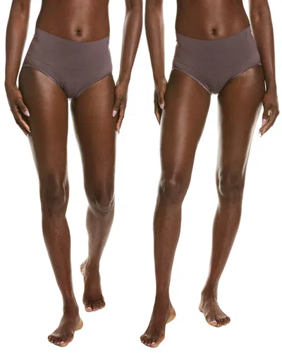 Yummie 2pk Seamless Brief In Brown
