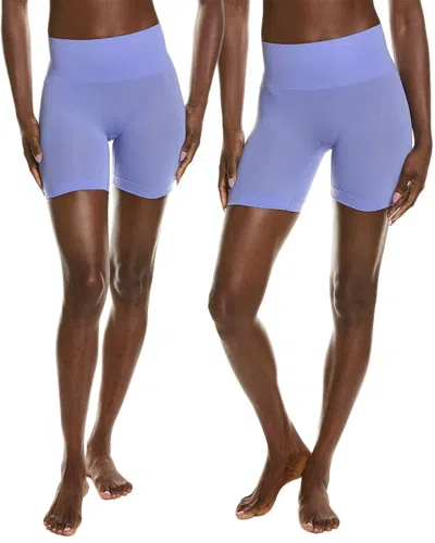 Yummie 2pk Seamless Short In Purple