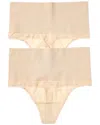 Yummie 2pk Seamless Thong In Brown