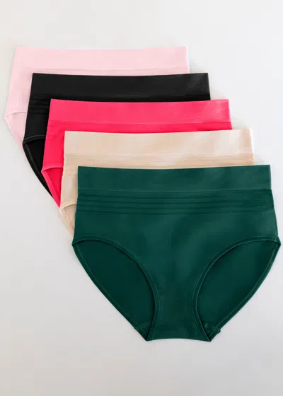 Yummie 5 Pack Non-shaping Retro Brief