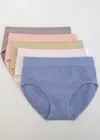 Yummie 5 Pack Non-shaping Retro Brief In Assorted Lace And Solids