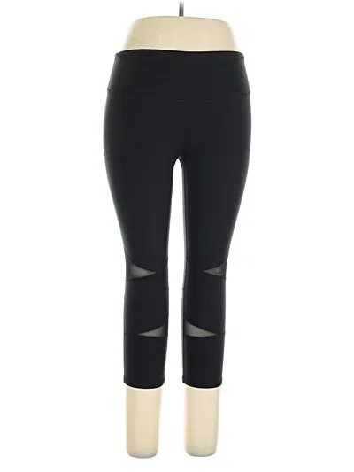 Pre-owned Yummie Active Pants In Black