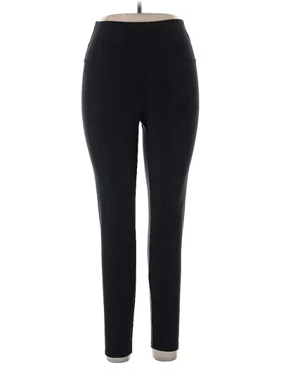 Pre-owned Yummie Active Pants In Black
