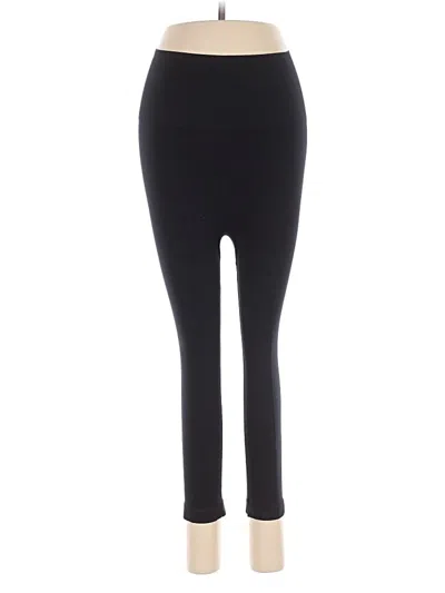 Pre-owned Yummie Active Pants In Black