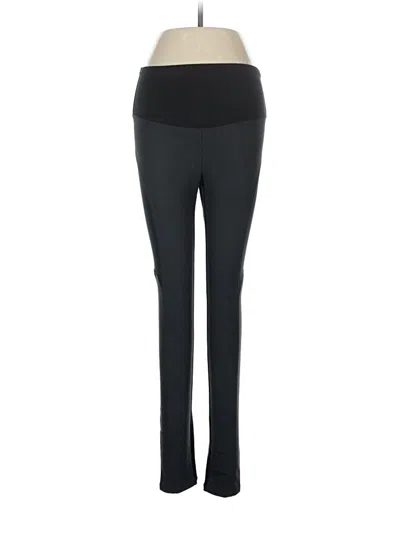 Pre-owned Yummie Active Pants In Black