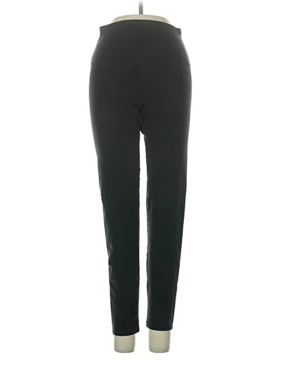 Pre-owned Yummie Active Pants In Black