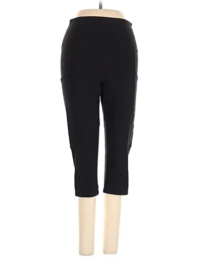 Pre-owned Yummie Active Pants In Black