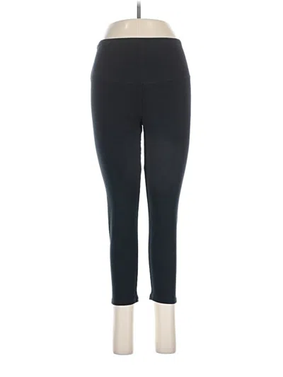 Pre-owned Yummie Active Pants In Black