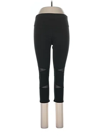 Pre-owned Yummie Active Pants In Black