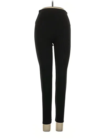 Pre-owned Yummie Active Pants In Black
