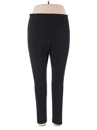Pre-owned Yummie Active Pants In Black