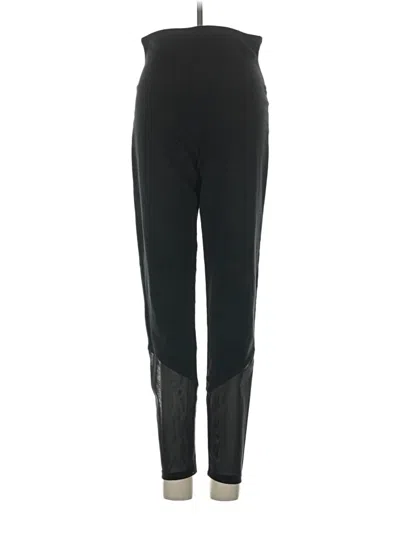 Pre-owned Yummie Active Pants In Black