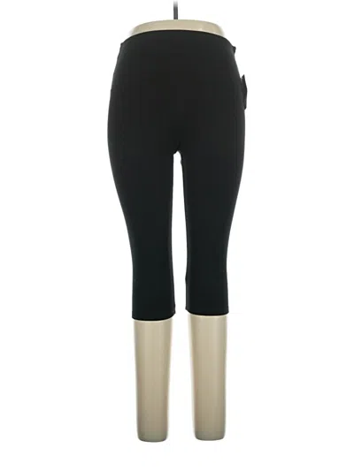Pre-owned Yummie Active Pants In Black