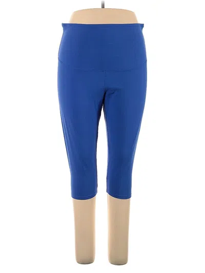 Pre-owned Yummie Active Pants In Blue