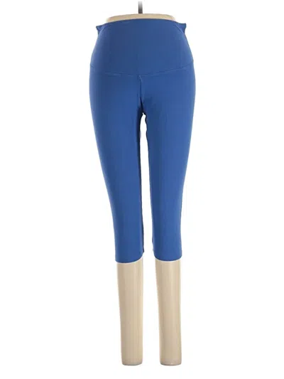 Pre-owned Yummie Active Pants In Blue