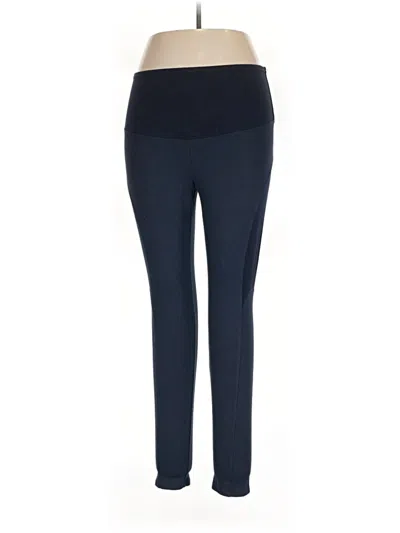 Pre-owned Yummie Active Pants In Blue
