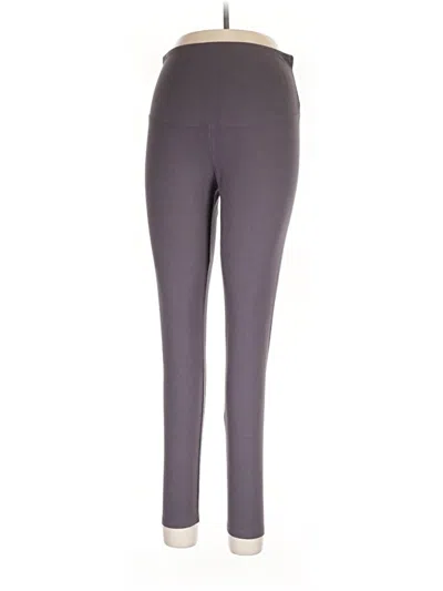 Pre-owned Yummie Active Pants In Gray