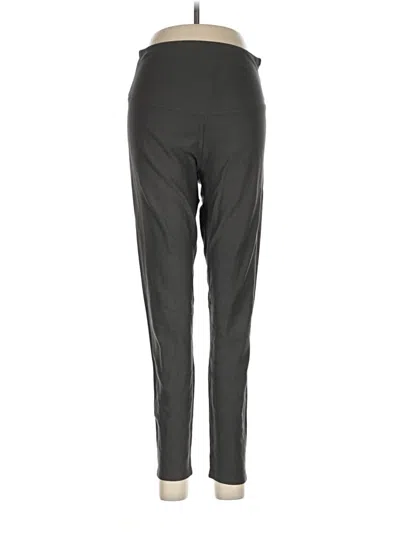 Pre-owned Yummie Active Pants In Gray