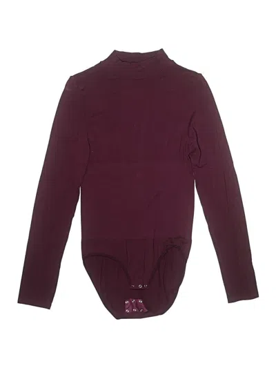 Pre-owned Yummie Bodysuit In Burgundy