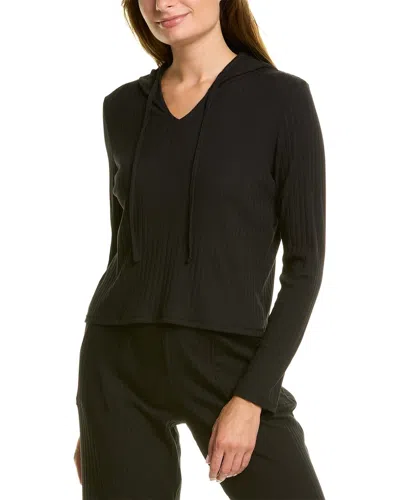 Yummie Cropped Hoodie In Black