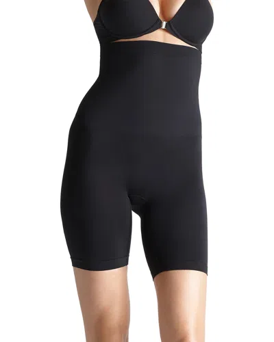 Yummie High Waist Thigh Shaper In Black