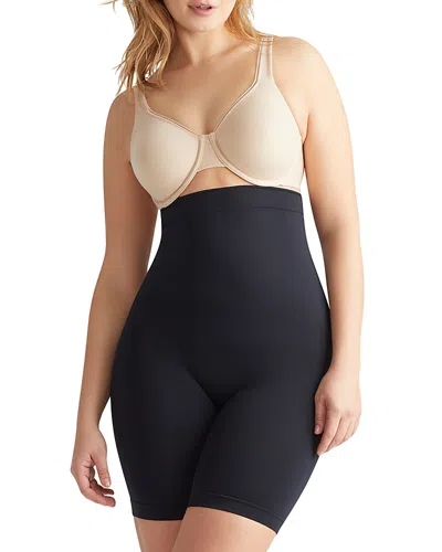 Yummie Cooling Fx Mid-waist Thigh Shaper In Black