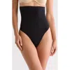 Yummie Seamless Solutions High Waist Shaping Brief In Black