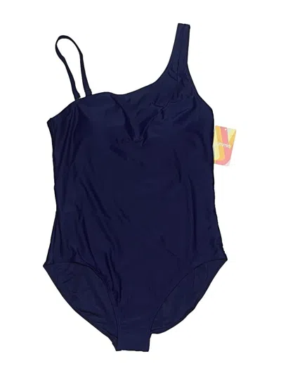 Pre-owned Yummie One Piece Swimsuit In Blue